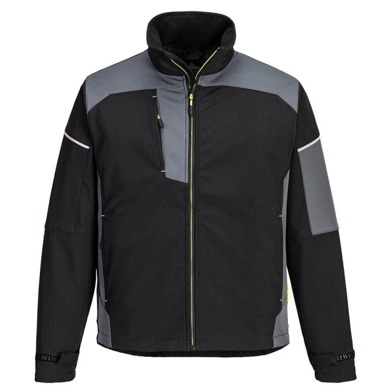 Arbeitsjacke Softshell Mehrtaschen Wasserdicht Winddicht Portwest PW378