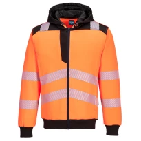 Arbeits-Sweatshirt mit hoher Sichtbarkeit und Kapuze mehrtaschig Portwest PW327