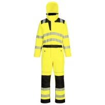 Hochsichtbarer Arbeitsoverall mit mehreren Taschen wasserdicht Portwest PW355