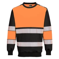 Arbeitssweatshirt mit hoher Sichtbarkeit Portwest PW376 2