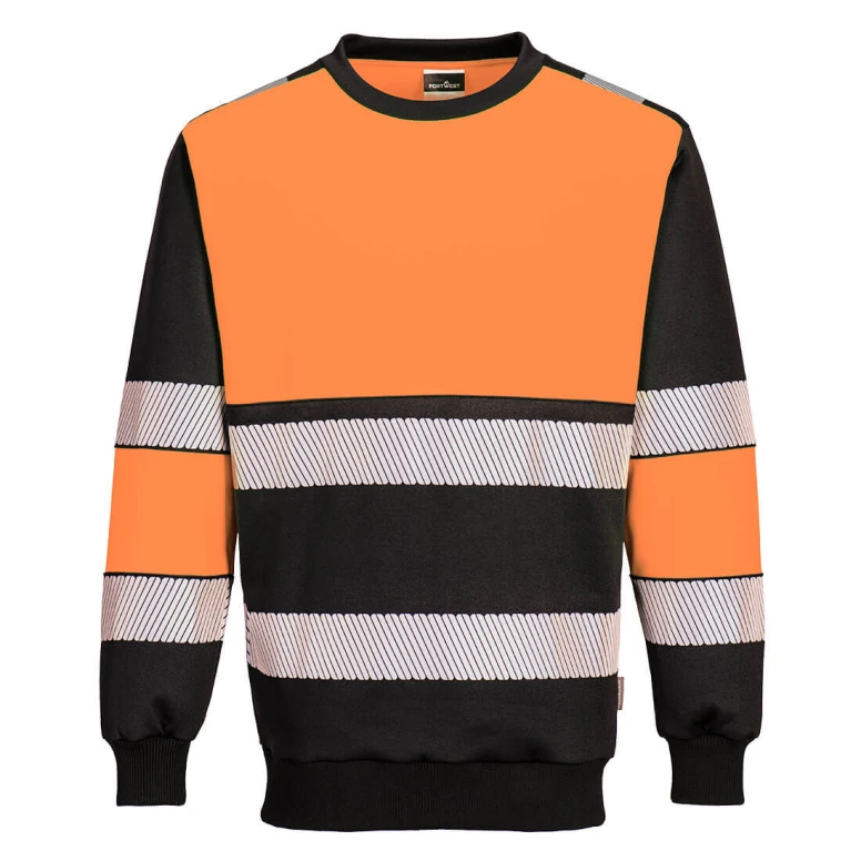 Arbeitssweatshirt mit hoher Sichtbarkeit Portwest PW376