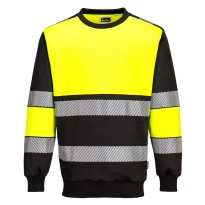 Arbeitssweatshirt mit hoher Sichtbarkeit Portwest PW376