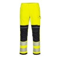 Arbeitshose mit hoher Sichtbarkeit mehrere Taschen flammhemmend Portwest FR406