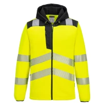 Arbeitsjacke mit hoher Sichtbarkeit Mehrtaschen und Kapuze Portwest PW335