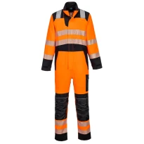 Arbeitsoverall mit hoher Sichtbarkeit Mehrtaschen flammhemmend Portwest FR509
