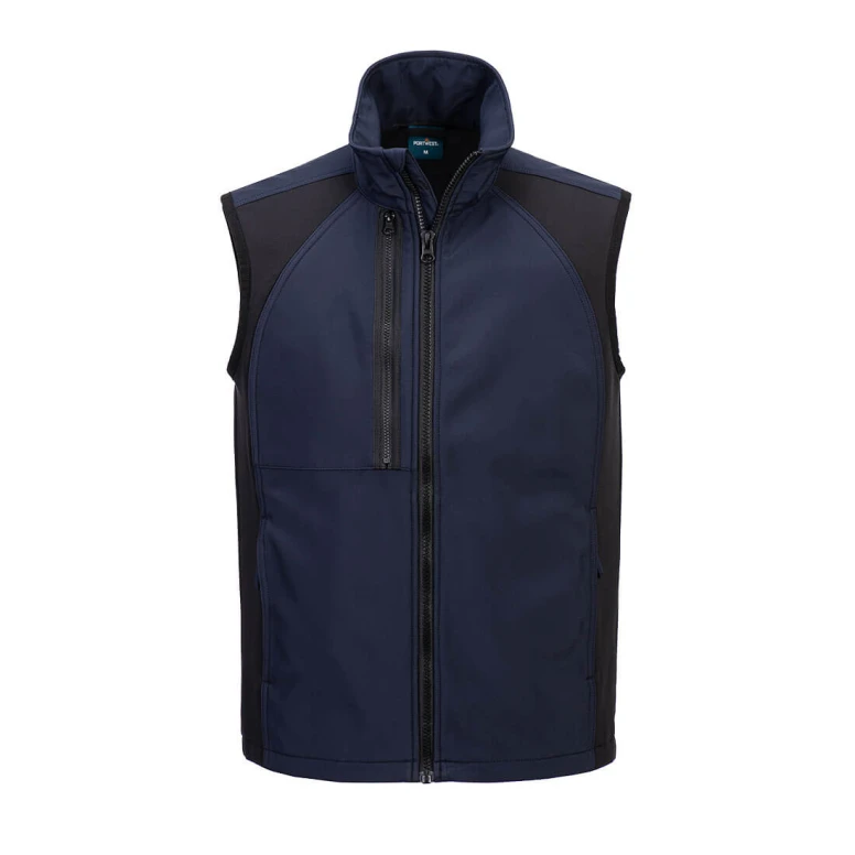 Softshell-Arbeitsweste mit Mehrtaschen Winddicht Wasserdicht Portwest CD876