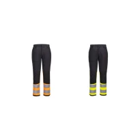 Arbeitsbundhose mit hoher Sichtbarkeit mehrtaschig Stretch Portwest CD888