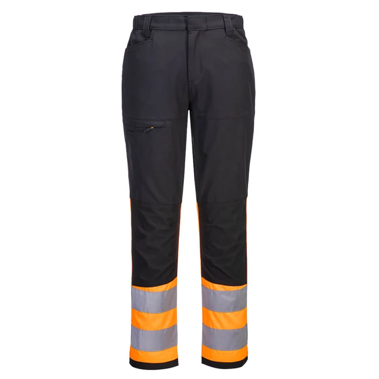Arbeitsbundhose mit hoher Sichtbarkeit mehrtaschig Stretch Portwest CD888
