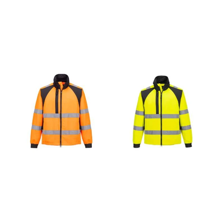 Arbeitsjacke mit hoher Sichtbarkeit mehrtaschig Stretch Portwest CD861