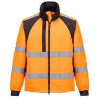 Arbeitsjacke mit hoher Sichtbarkeit mehrtaschig Stretch Portwest CD861 2