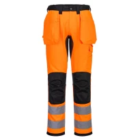 Arbeitshose mit hoher Sichtbarkeit Mehrtaschen Stretch Portwest CD889 2