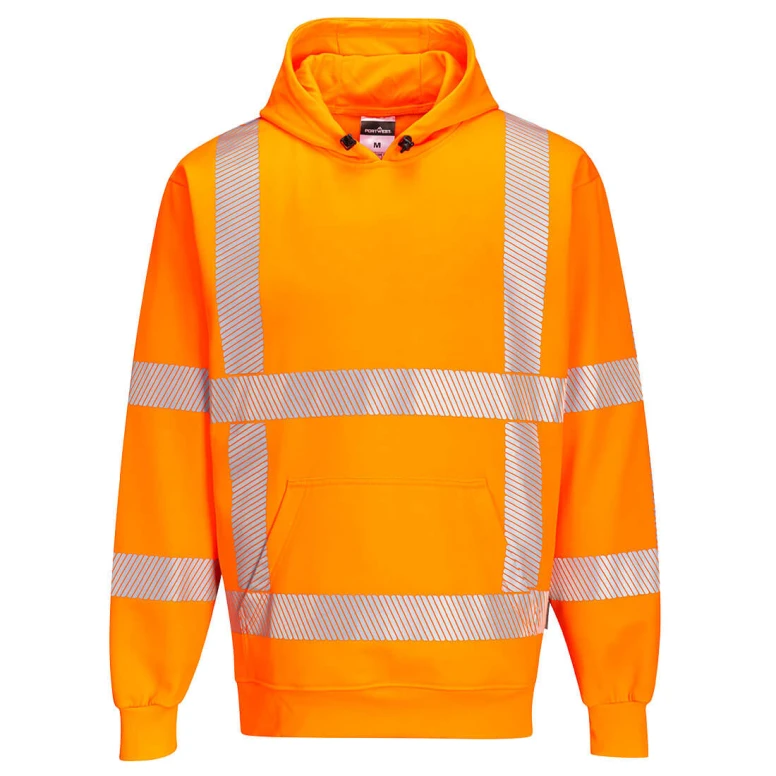 Arbeits-Sweatshirt Hochsichtbar mit Kapuze Portwest R477