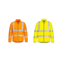 Arbeitsjacke Hochsichtbar Multitaschen Winddicht Wasserdicht Softshell Portwest EC24
