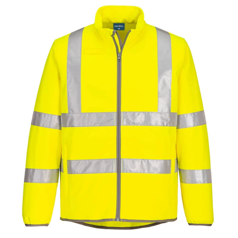 Arbeitsjacke Hochsichtbar Multitaschen Winddicht Wasserdicht Softshell Portwest EC24