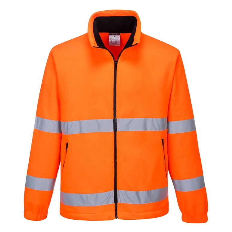 Fleecejacke Hochsichtbar Mit Voll-Reißverschluss Portwest F303