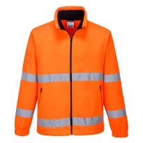 Fleecejacke Hochsichtbar Mit Voll-Reißverschluss Portwest F303