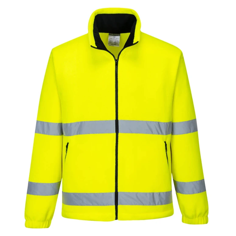 Fleecejacke Hochsichtbar Mit Voll-Reißverschluss Portwest F303