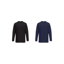 Langarm-Arbeits T-Shirt 100 % Baumwolle Portwest B196