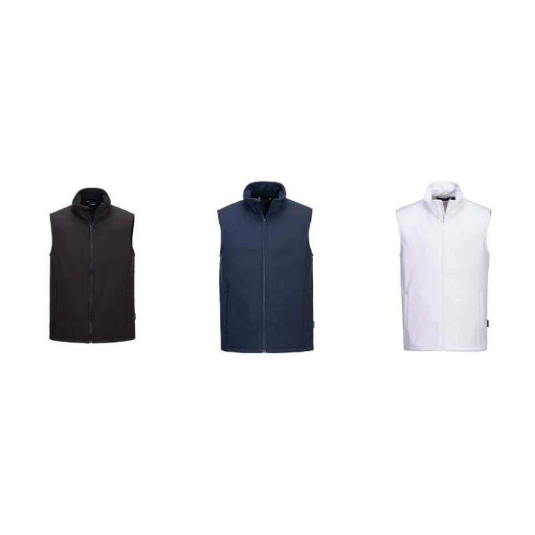 Arbeitsweste Softshell Wasserdicht mit Ganzem Reißverschluss Portwest TK22