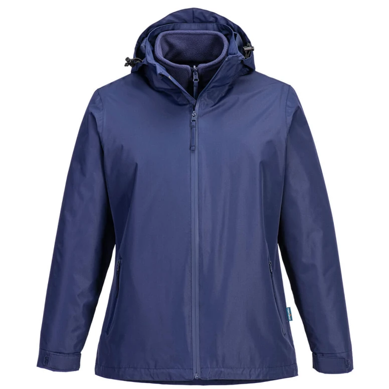 Arbeitsjacke Multitaschen Wasserdicht Winddicht mit Kapuze Portwest S574