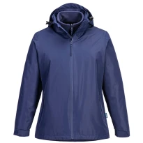 Arbeitsjacke Multitaschen Wasserdicht Winddicht mit Kapuze Portwest S574