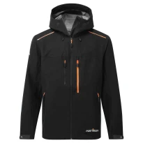 Wasserdichte Arbeitsjacke mit Mehreren Taschen und Kapuze Durchgehendem Reißverschluss Portwest S385
