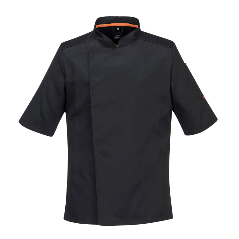 Stretch-Arbeitsjacke mit kurzen Ärmeln Portwest C746
