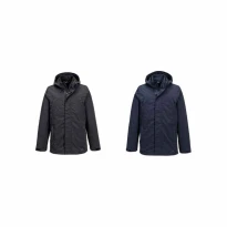 Arbeitsjacke 3 in 1 Wasserdicht Winddicht mit Mehreren Taschen und Kapuze Portwest KX366