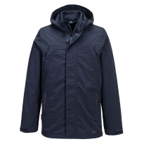 Arbeitsjacke 3 in 1 Wasserdicht Winddicht mit Mehreren Taschen und Kapuze Portwest KX366