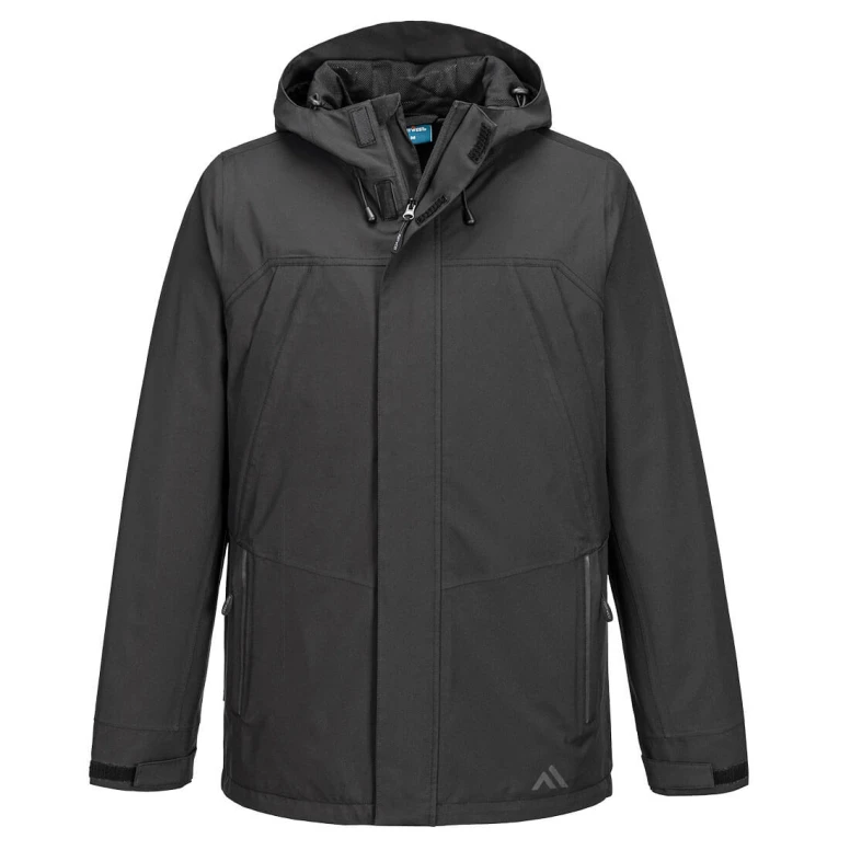 Arbeitsjacke Wasserdicht mit Mehreren Taschen und Kapuze Portwest KX364