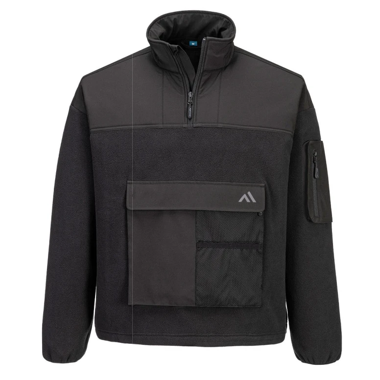 Arbeitsfleece mit Mehreren Taschen und Halb-Reißverschluss Portwest KX378