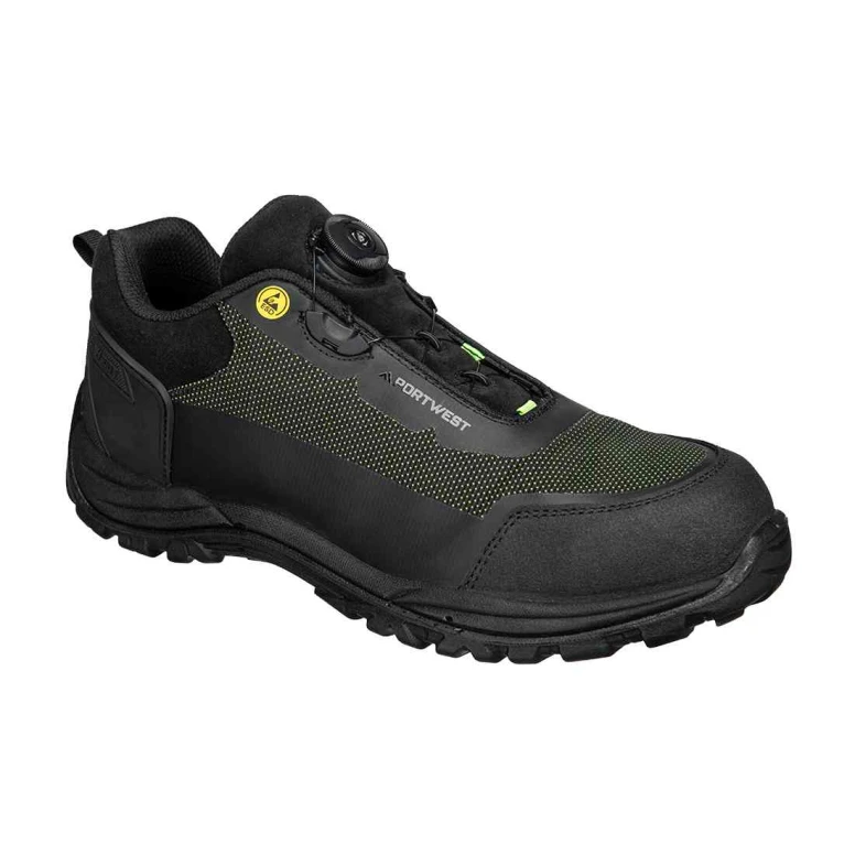 Niedrige Sicherheits-Schuhe mit BOA-Verschluss Portwest Girder S3S ESD SR FO FE05
