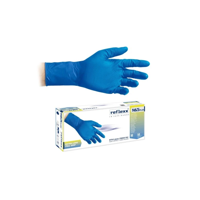 Arbeitshandschuhe aus Nitril mit Grip Reflexx N65