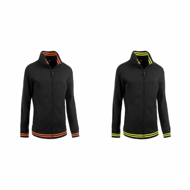 Arbeitsjacke Stretch Damen mit durchgehendem Reißverschluss Sottozero Butterfly Black Line E0932