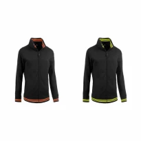 Arbeitsjacke Stretch Damen mit durchgehendem Reißverschluss Sottozero Butterfly Black Line E0932