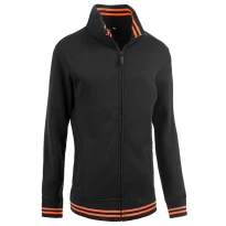 Arbeitsjacke Stretch Damen mit durchgehendem Reißverschluss Sottozero Butterfly Black Line E0932