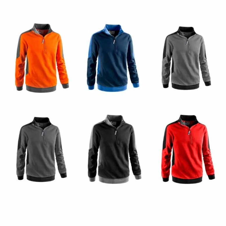 Arbeits-Sweatshirt mit Halbzipper Sottozero Patch 50180
