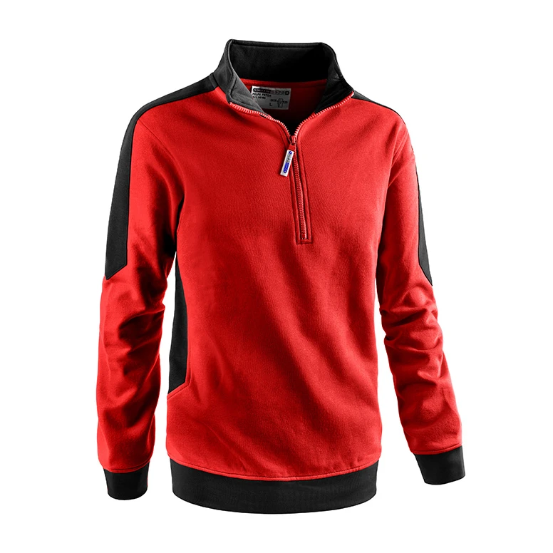 Arbeits-Sweatshirt mit Halbzipper Sottozero Patch 50180