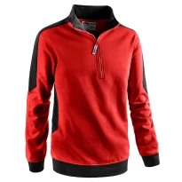 Arbeits-Sweatshirt mit Halbzipper Sottozero Patch 50180