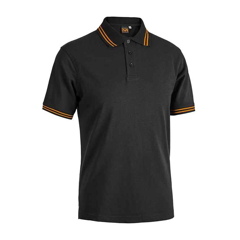 Arbeits-Polo 100% Baumwolle Sottozero Smith Black Line E0486