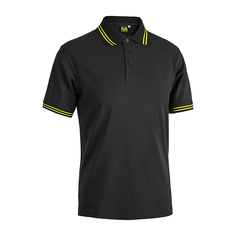 Arbeits-Polo 100% Baumwolle Sottozero Smith Black Line E0486