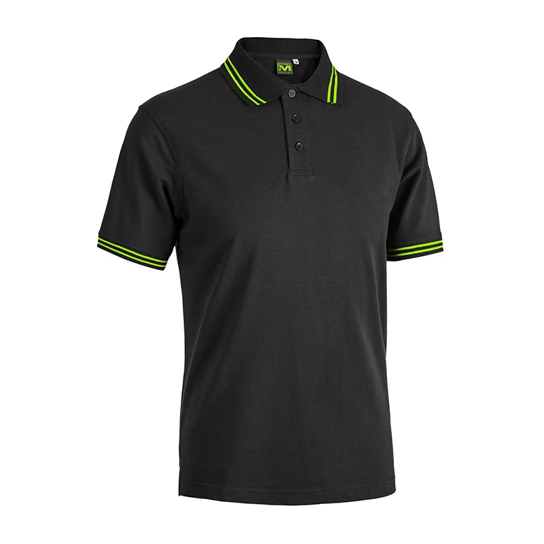 Arbeits-Polo 100% Baumwolle Sottozero Smith Black Line E0486