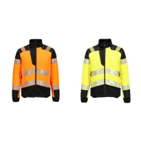 Arbeitsjacke Hohe Sichtbarkeit Multitaschen Wasserdicht Stretch Portwest T170