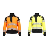 Arbeitsjacke Hohe Sichtbarkeit Multitaschen Wasserdicht Stretch für Damen Portwest T171