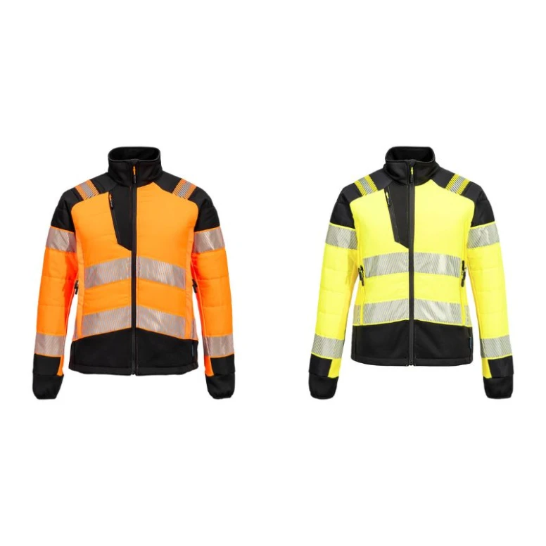 Arbeitsjacke Hohe Sichtbarkeit Multitaschen Wasserdicht Stretch für Damen Portwest T171