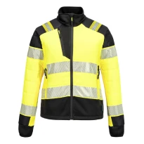 Arbeitsjacke Hohe Sichtbarkeit Multitaschen Wasserdicht Stretch für Damen Portwest T171
