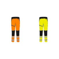 Arbeitshose Hochsichtbar Mehrtaschen Wasserdicht Stretch Portwest T140