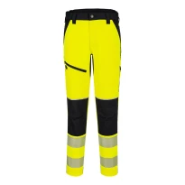 Arbeitshose Hochsichtbar Mehrtaschen Wasserdicht Stretch Portwest T140