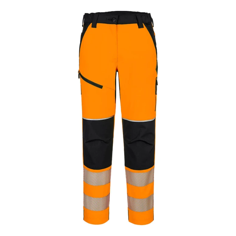 Damen-Arbeitshose Hochsichtbar Mehrtaschen Wasserdicht Stretch Portwest T141