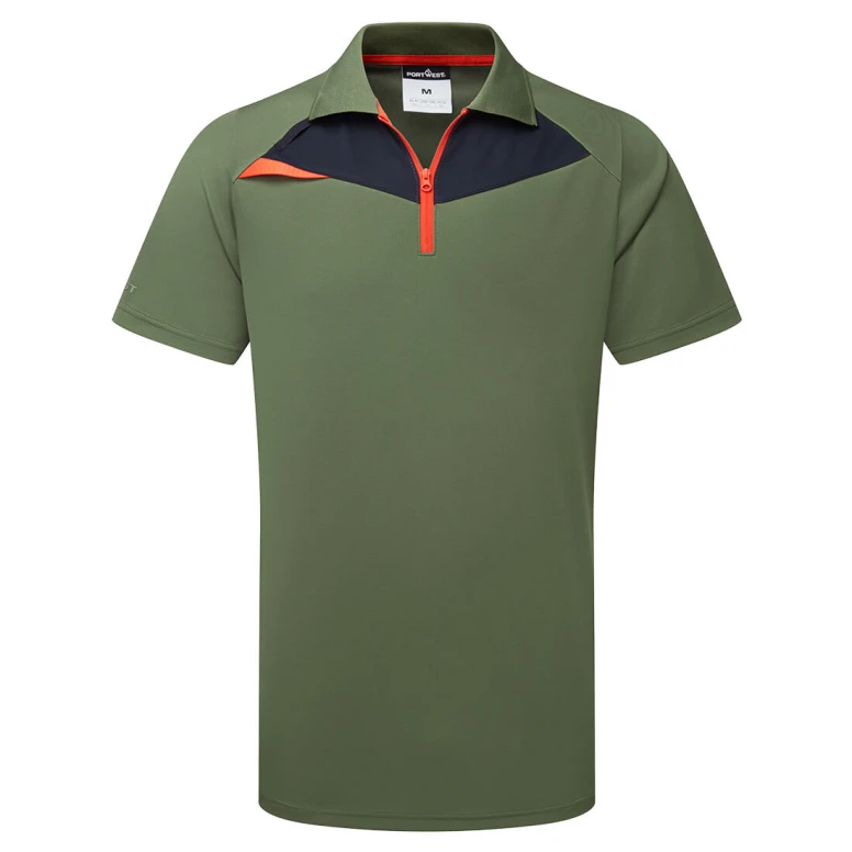 Arbeits-Poloshirt mit Halbreißverschluss Portwest DX410